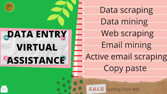 be your expert data entry virtual assistant active email scraper web scraper
