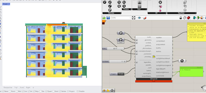 do solar and daylight analysis in ladybug