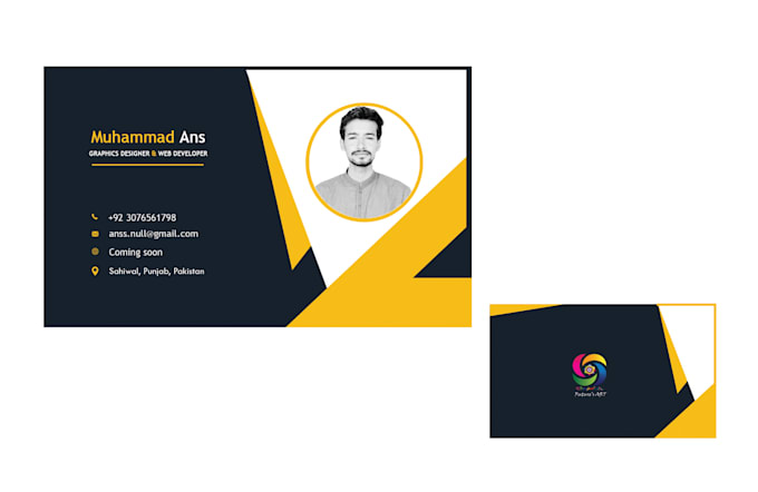 do unique bonny business card, visiting card, name card