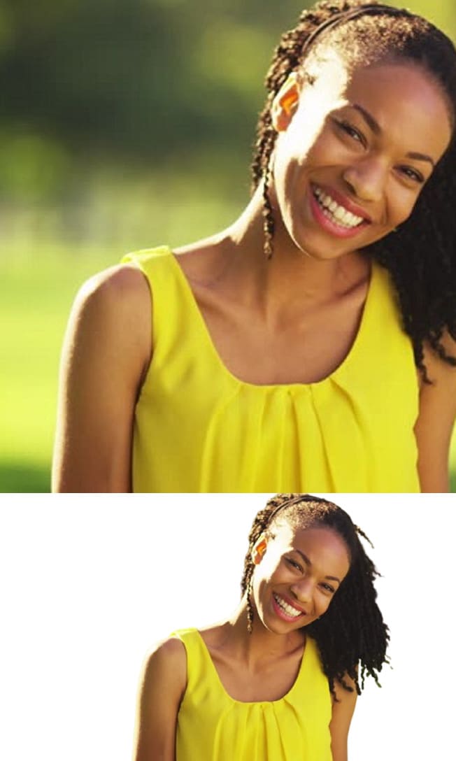 remove background with white or transparent