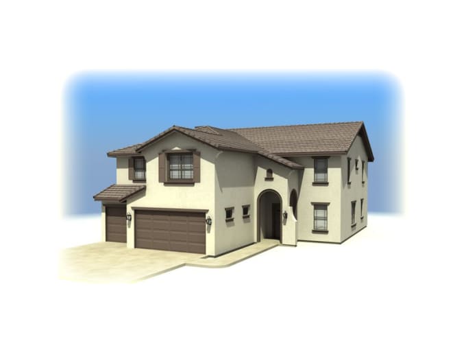 Make You A 3d Model Of Your Dream House By Drazzzv