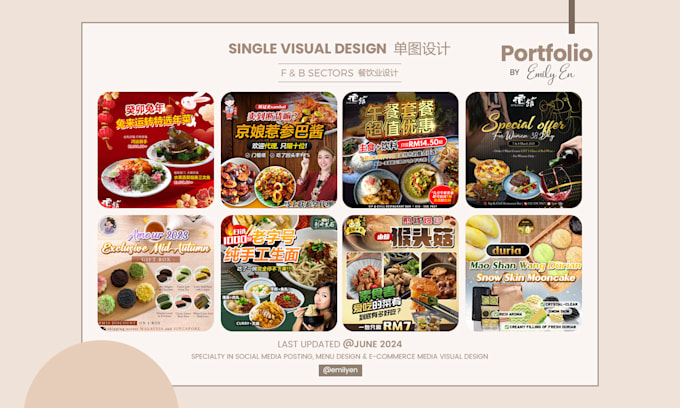 design facebook, instagram posters, and graphics works