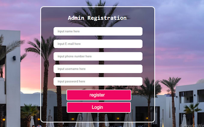 Create html form with css with responsive and beautiful way by Js2626 ...