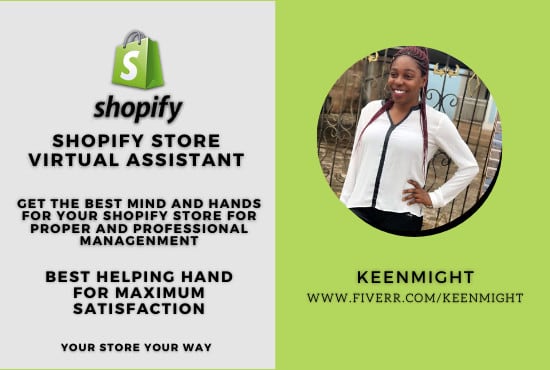 be your expert shopify virtual assistant for store setup and management