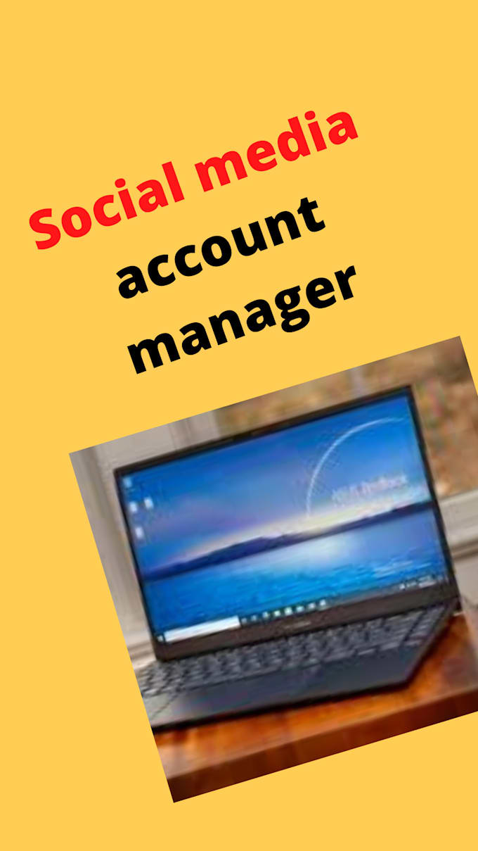 be your social media manager and content creator services