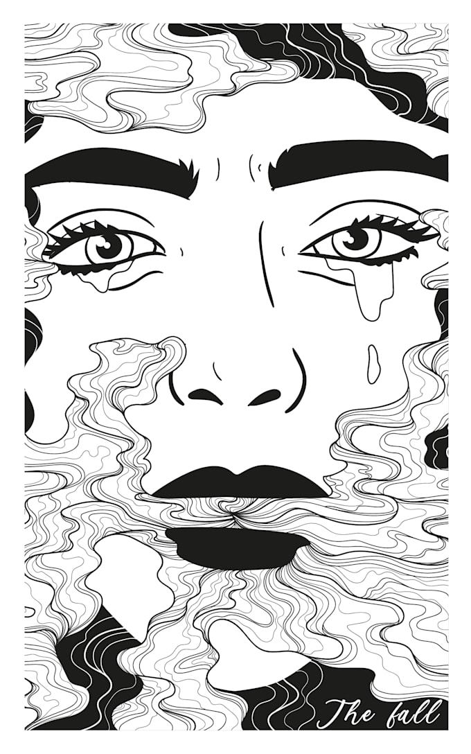 draw simple or detailed line art illustrations