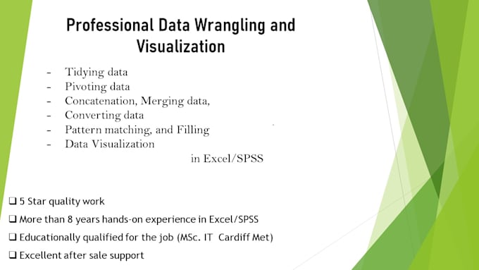 data entry, mining, analyzing and graphing