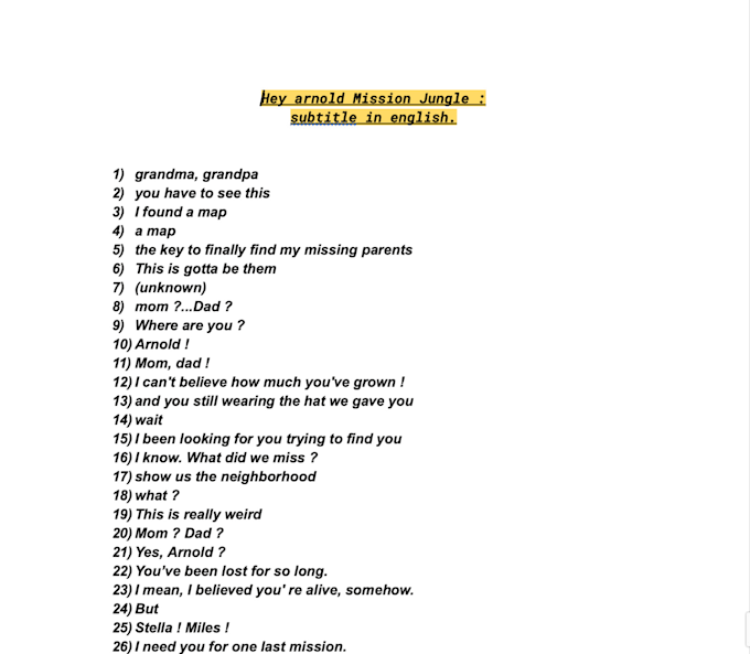 translate a film video in english to french