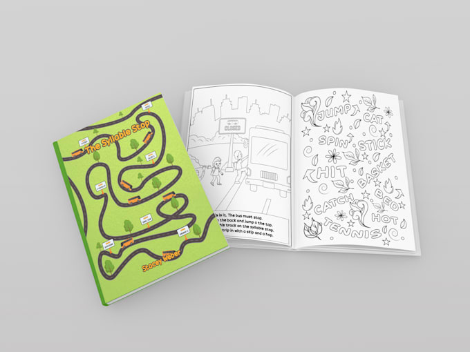 create KDP ready kids coloring book pages