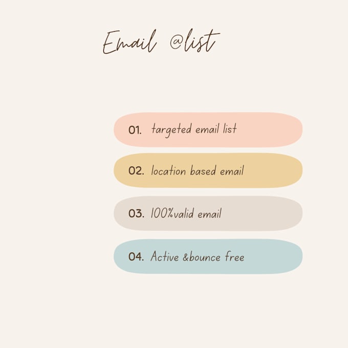 collect active and verified email