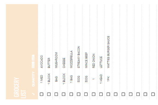 create menu plans for dinners to suit your family