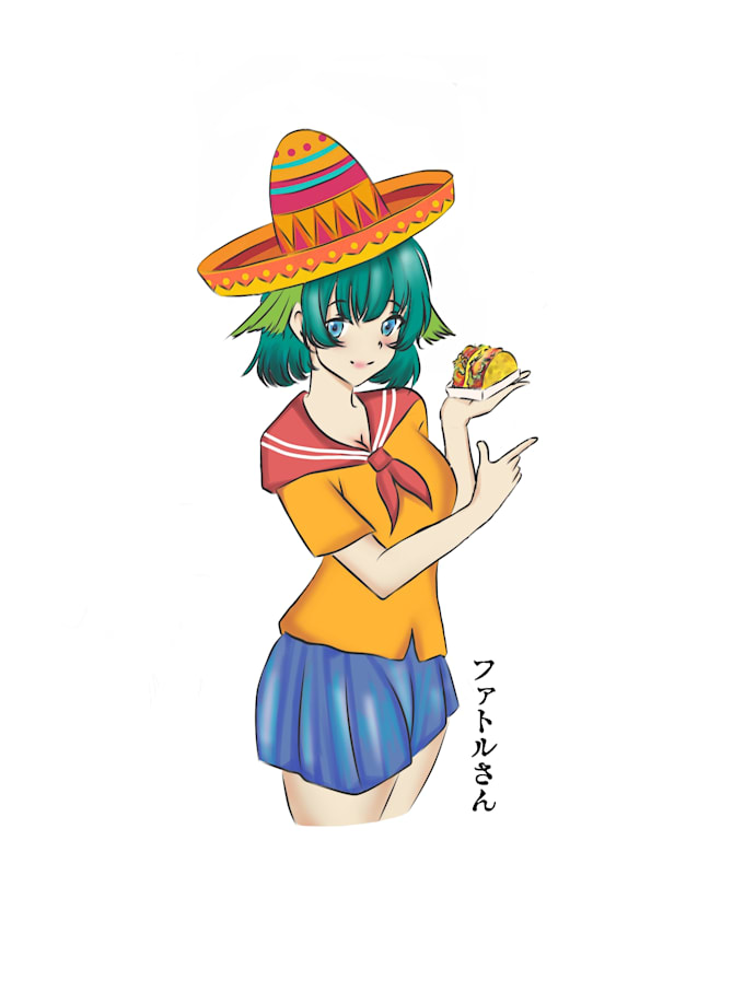 drawing anime fanart with moe style
