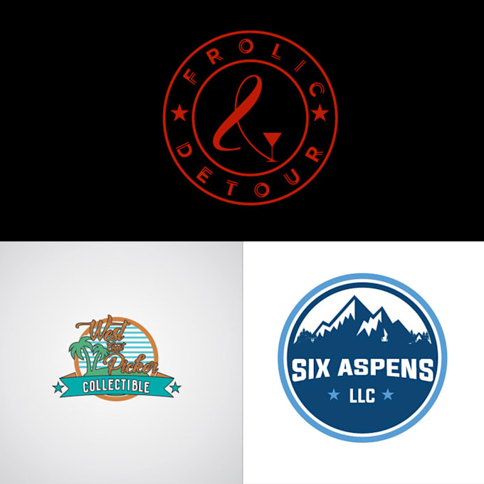 create an awesome vintage badge logo design