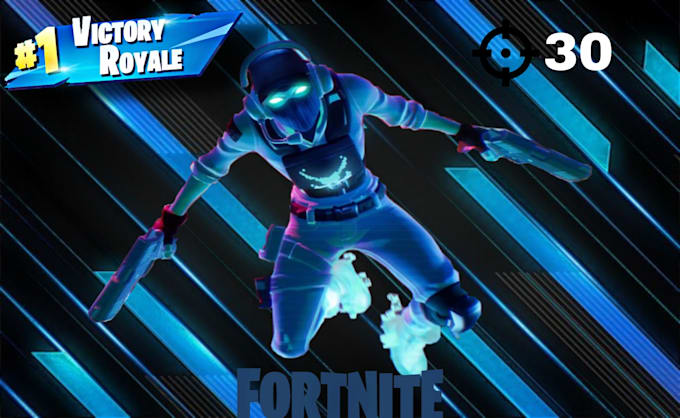 cheap fortnite thumbnail team blue