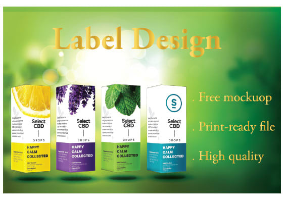 do luxury product label design