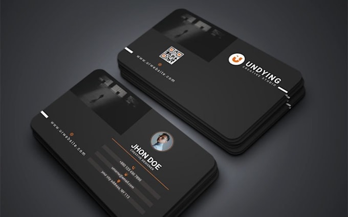 professional business cards and editing works