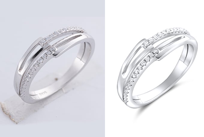 do high quality jewelry retouching in fast delivery