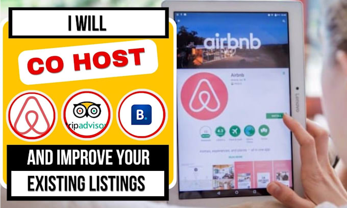 co host your airbnb, booking com, tripadvisor, etc and optimize rental listings