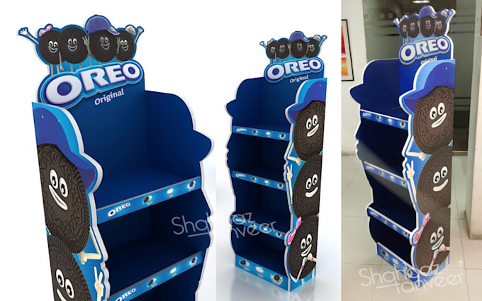 do 3d retail display stand, product display stand, and posm gondola design