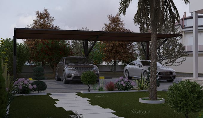design your exterior, garden, backyard, pool and terrace