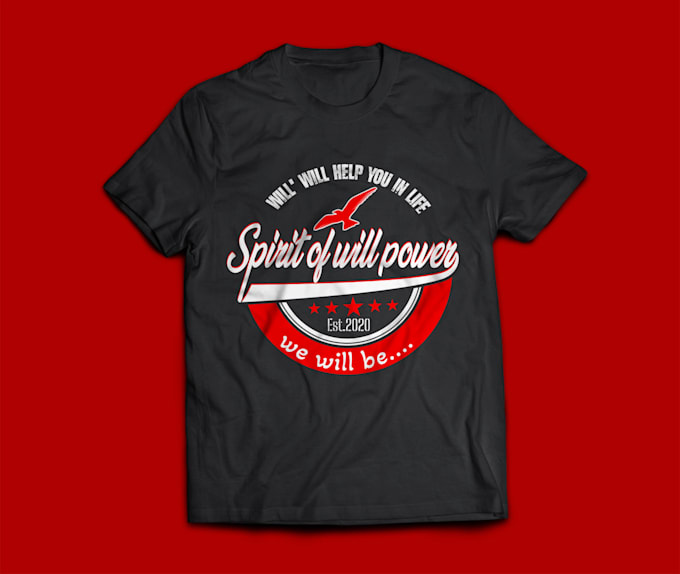 create modern typography t shirt design