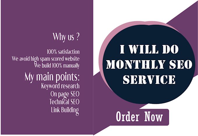 do monthly SEO service