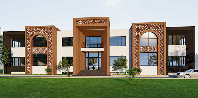 create rhino, revit, archicad, sketch up model with renders