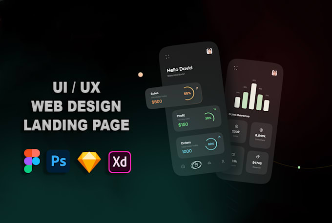 Design ui ux of mobile and web apps, wireframes, prototype by ...