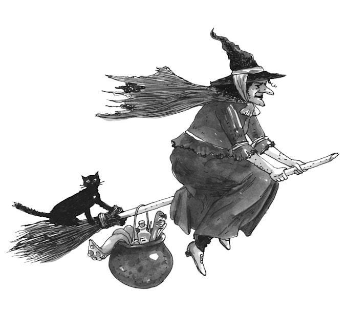 create unique pen and ink illustrations