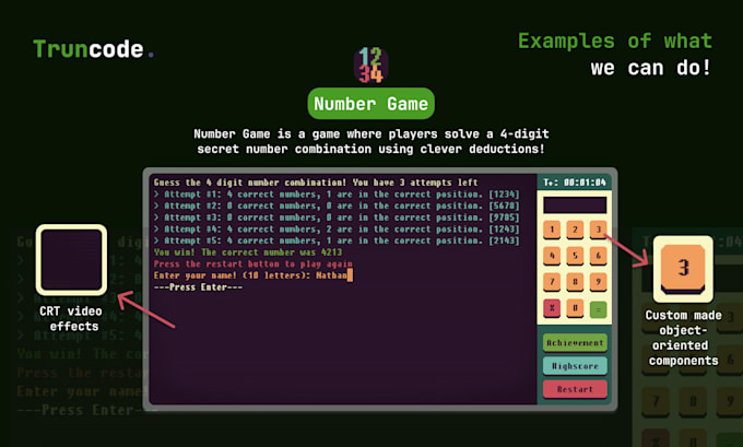do your python project using pygame
