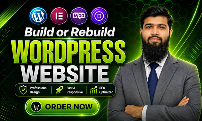 build, design, or redesign wordpress business website development