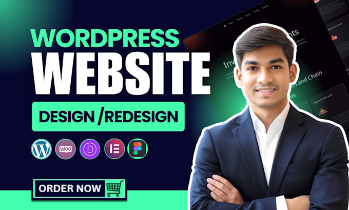 build, design, redesign, clone, customize wordpress website, landing page design