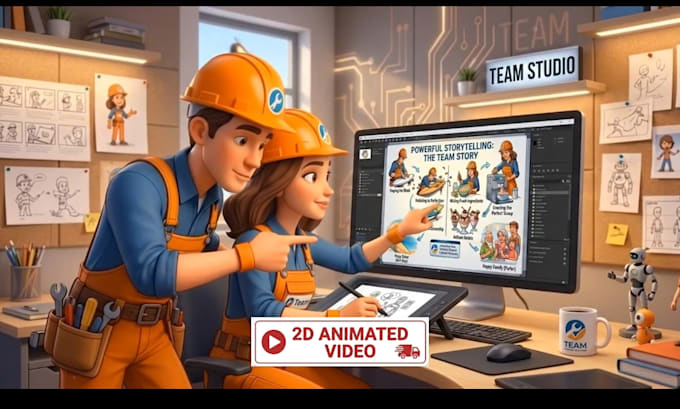 create 2d animated videos for ads, sales and marketing