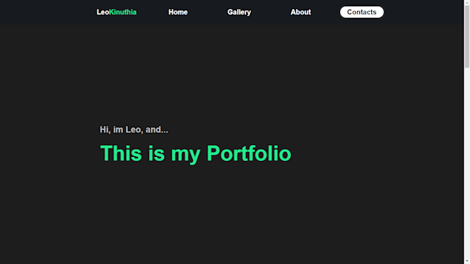 create a small, simple website for you