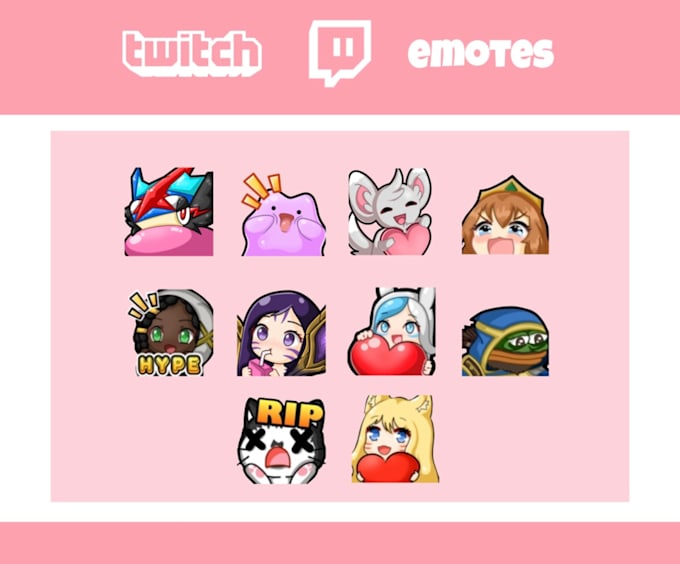 twitch and discord emotes for streamers