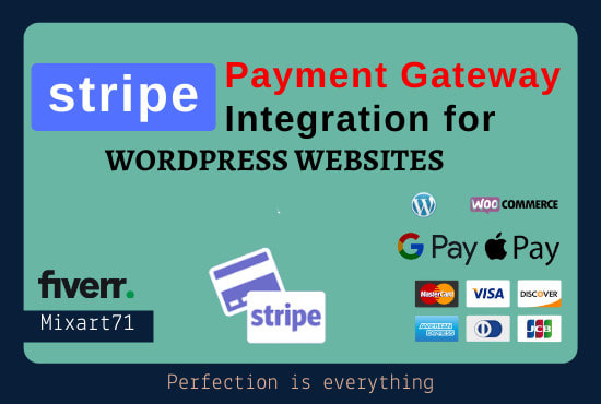 integrate stripe payment gateway for your wordpress and shopify websites
