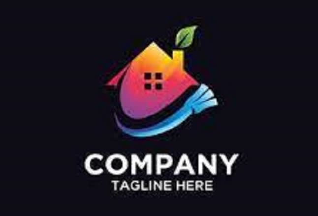 design home clean service logo for you