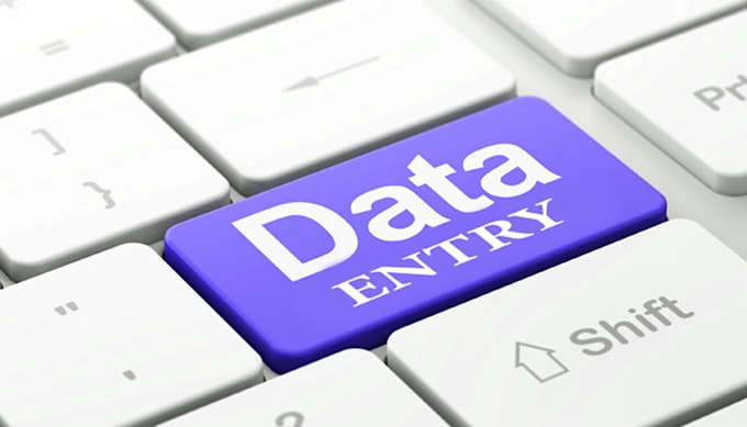 do data entry, copy paste job