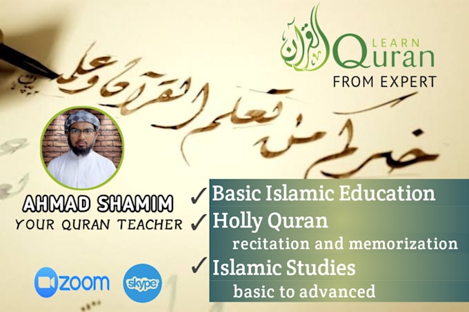 be your online quran and arabic teacher