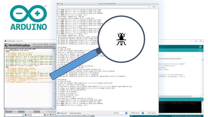 do arduino programming and debugging