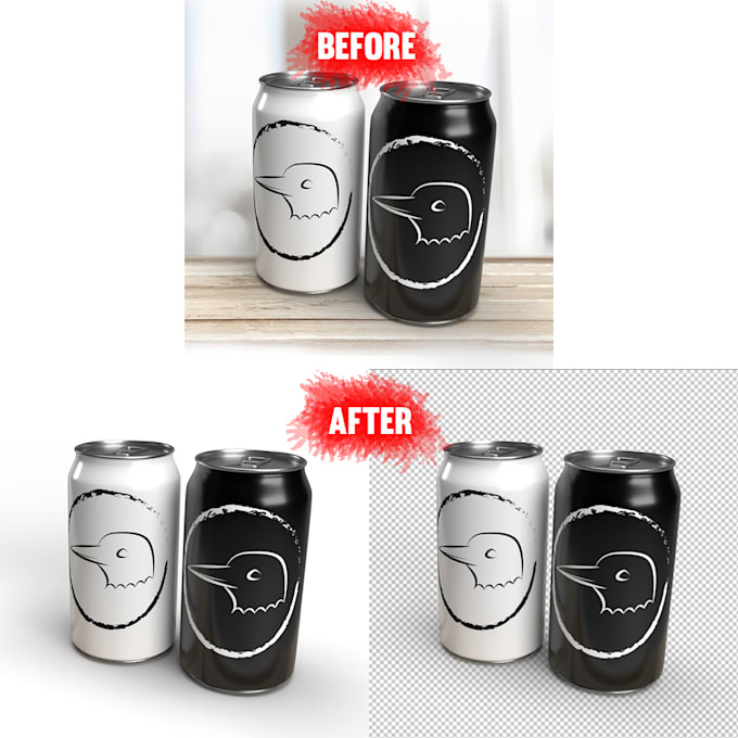 remove background from images with white or transparent bg