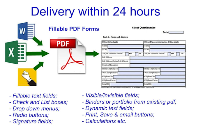 convert document to fillable pdf form