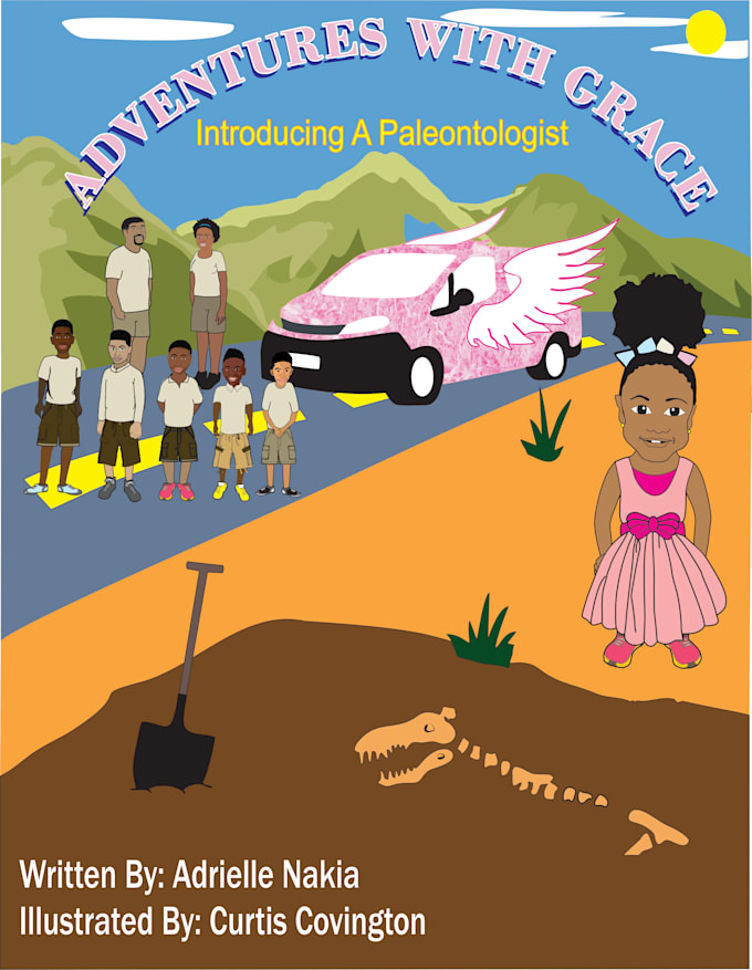 create illustrations, cartoon, book covers, and characters
