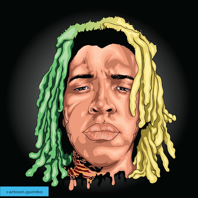 Draw a custom cartoon head for you by Vvdrip Fiverr