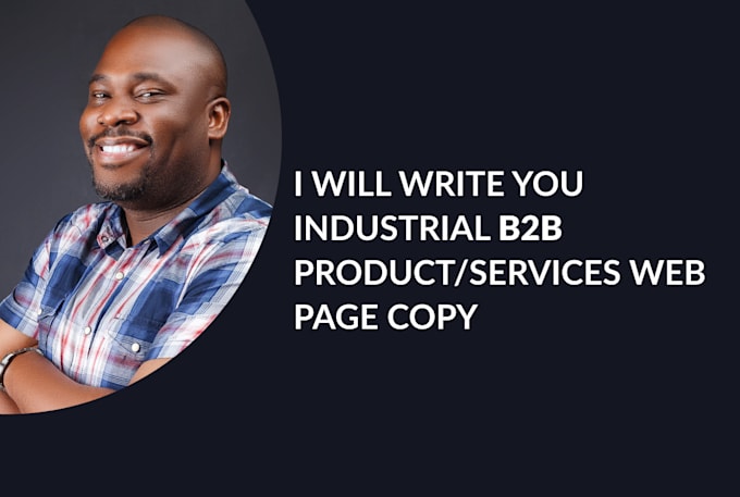 write industrial b2b product or services web page copy