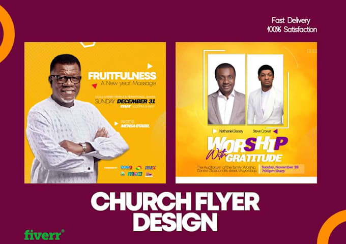 Create exceptional church flyer design and event flyer design by ...