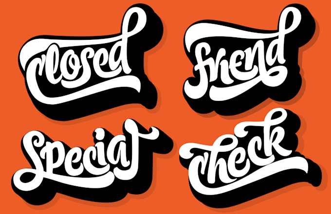 design handwritten typography graffiti hand lettering script font logo