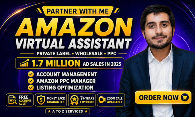 be your amazon virtual assistant, private label, wholesale va