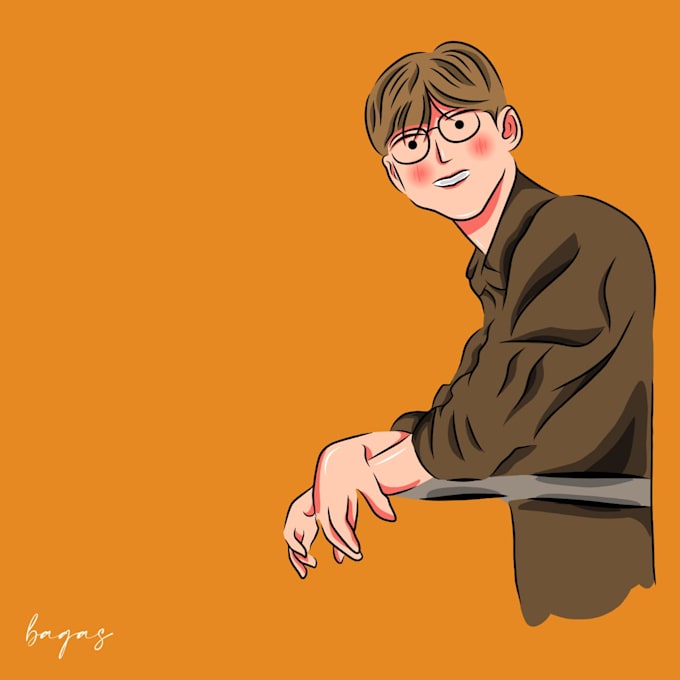 make a cartoon vector for you