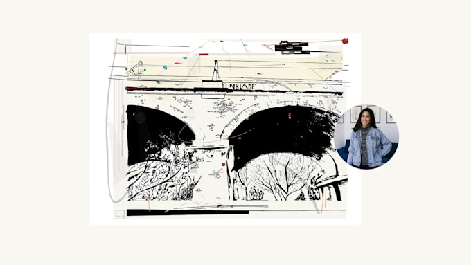 create artwork using my hand drawn and digital blended style